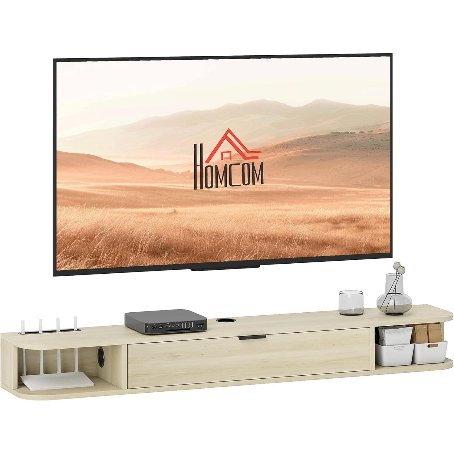 Mueble TV suspendido Madera