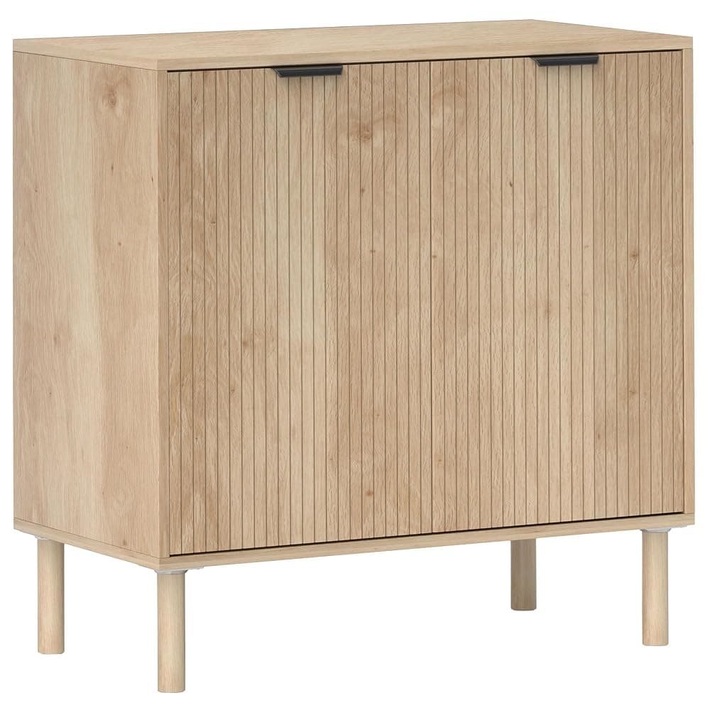 Aparador con patas de madera Roble