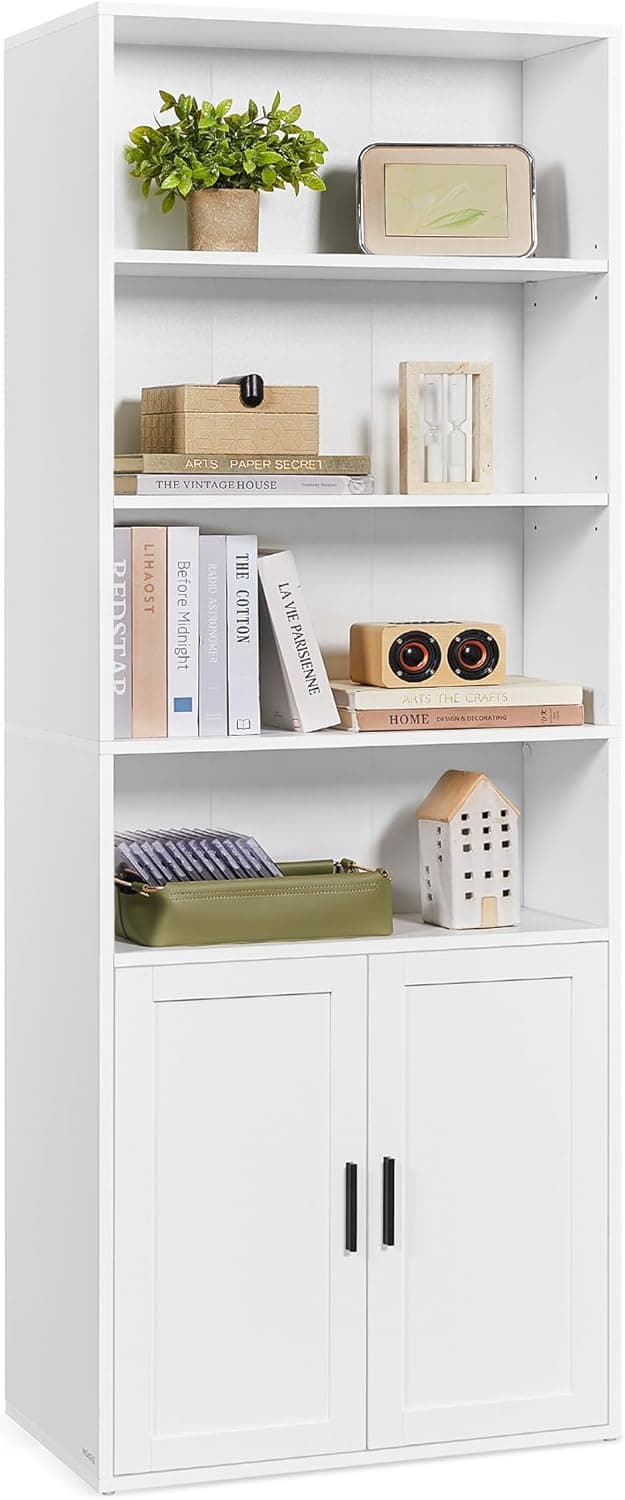 Librería con puertas Blanco