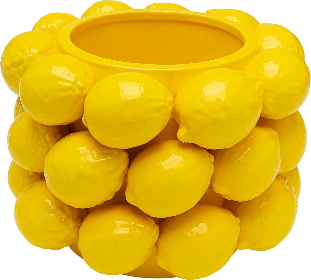 Jarrón Lemon Juice Amarillo 19 cm