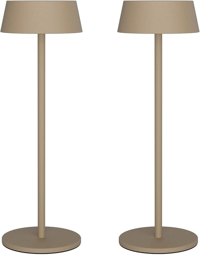 Lámpara de mesa recargable Caqui