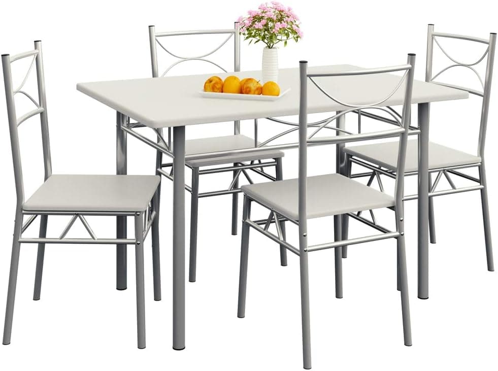 Conjunto mesa y sillas Blanco