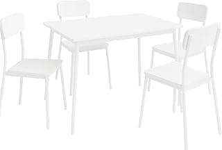 Conjunto de mesa y sillas de cocina Blanco