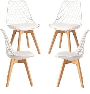 Packs Sillas Comedor - Pack 4 Sillas Mima - Blanco