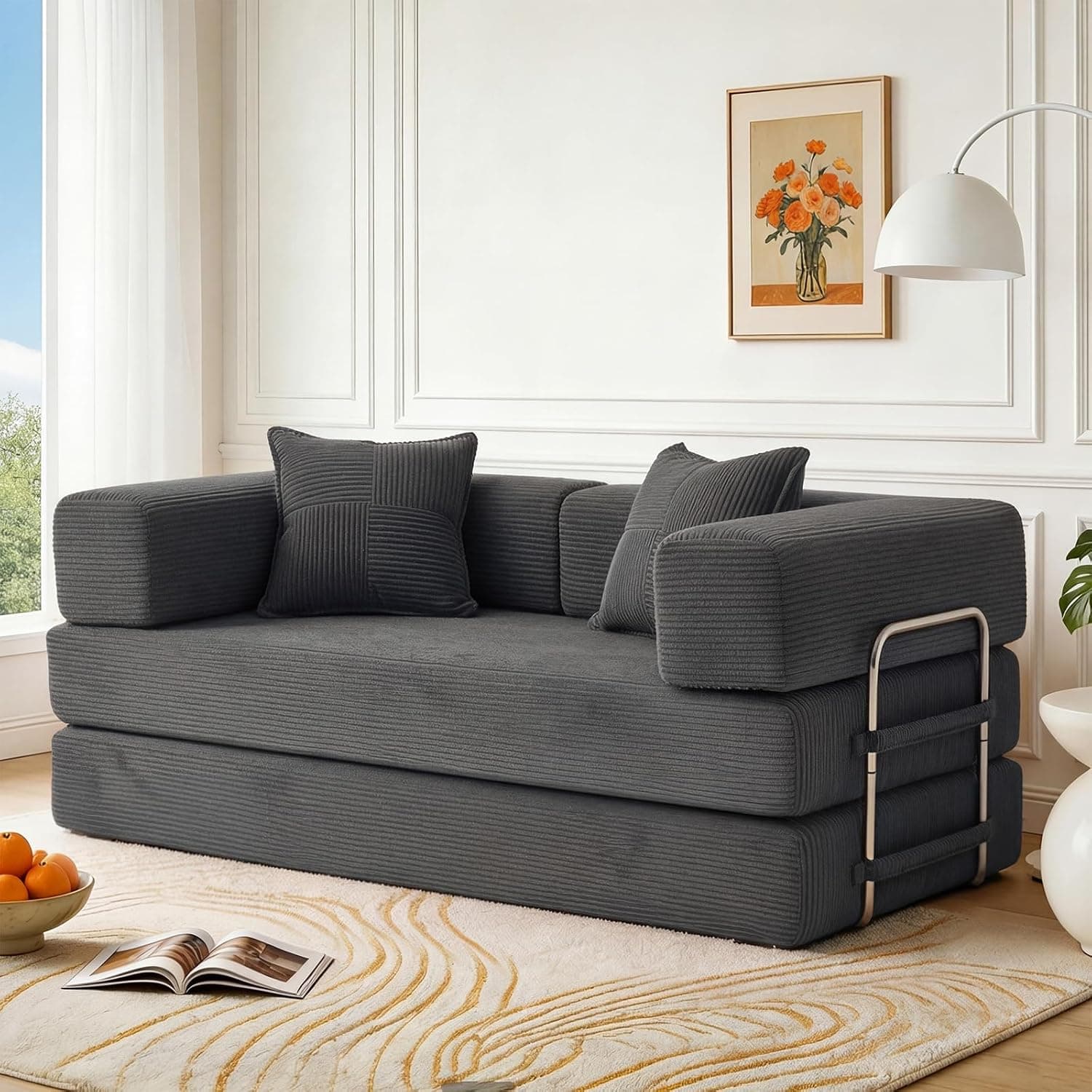 Sofá cama 2 plazas Gris