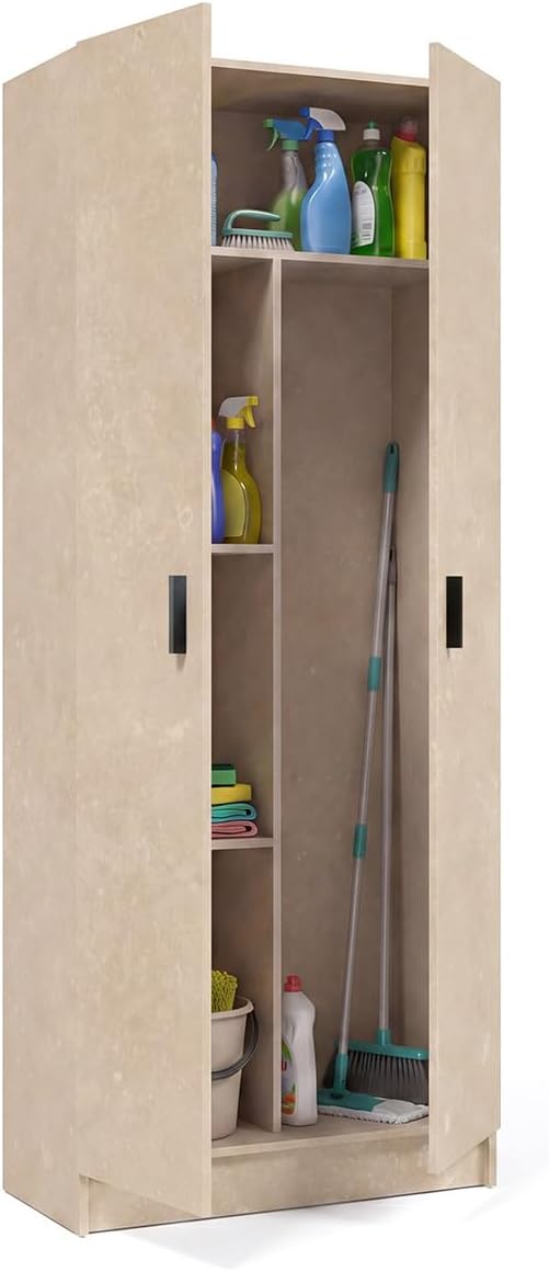 Armario escobero Beige