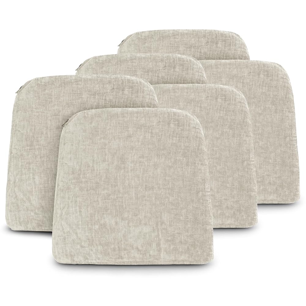 Pack de 6 cojines para silla de chenilla
