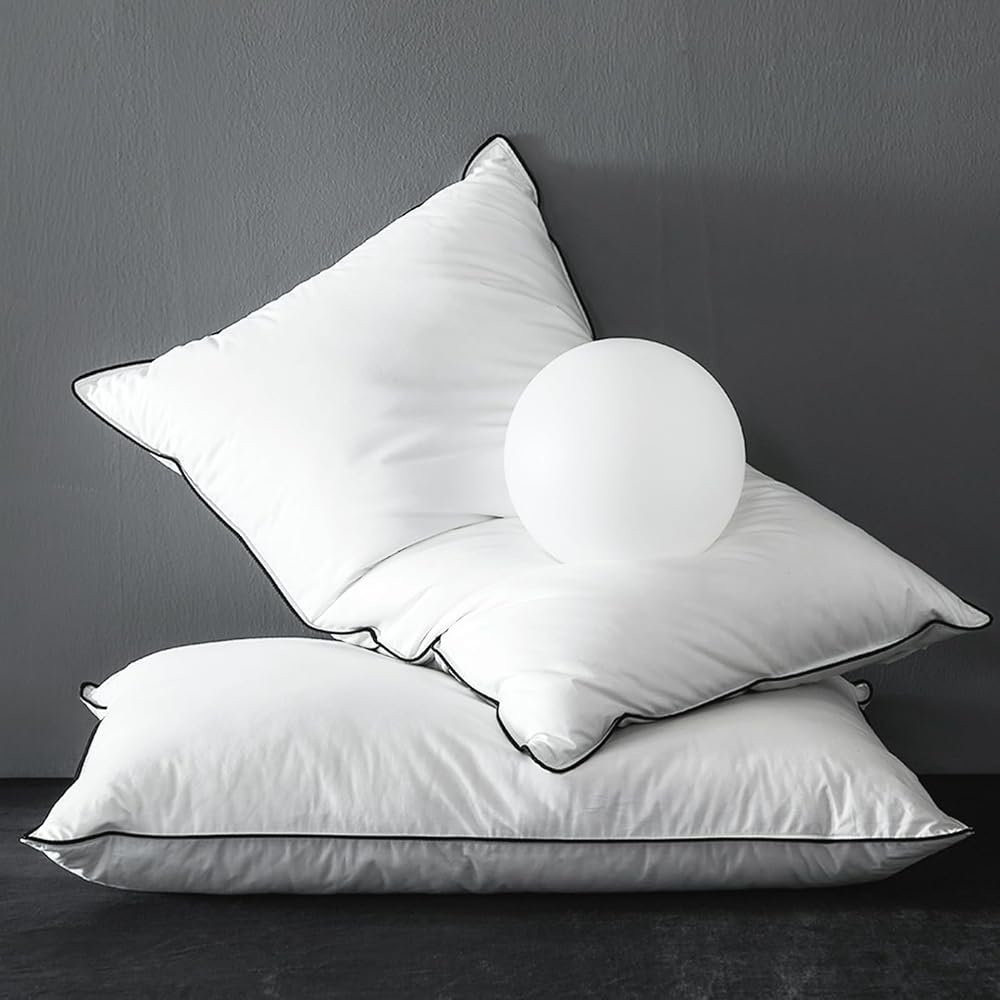 Almohada de plumón de ganso 60x60 cm pack de 2