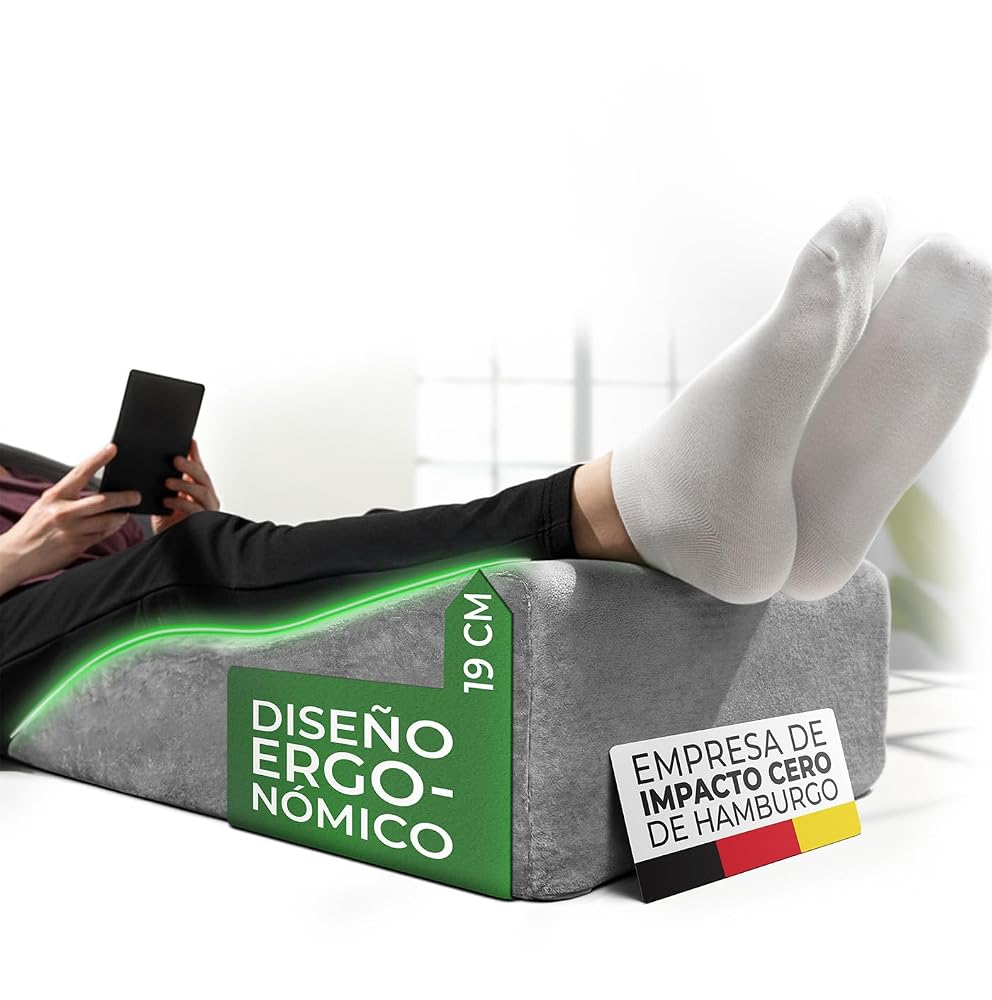 Almohada para piernas con varices Plano