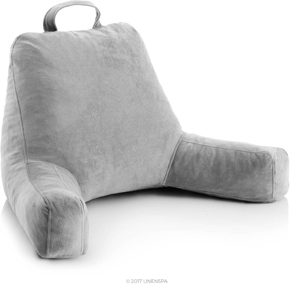 Almohada de lectura con espuma viscoelástica triturada