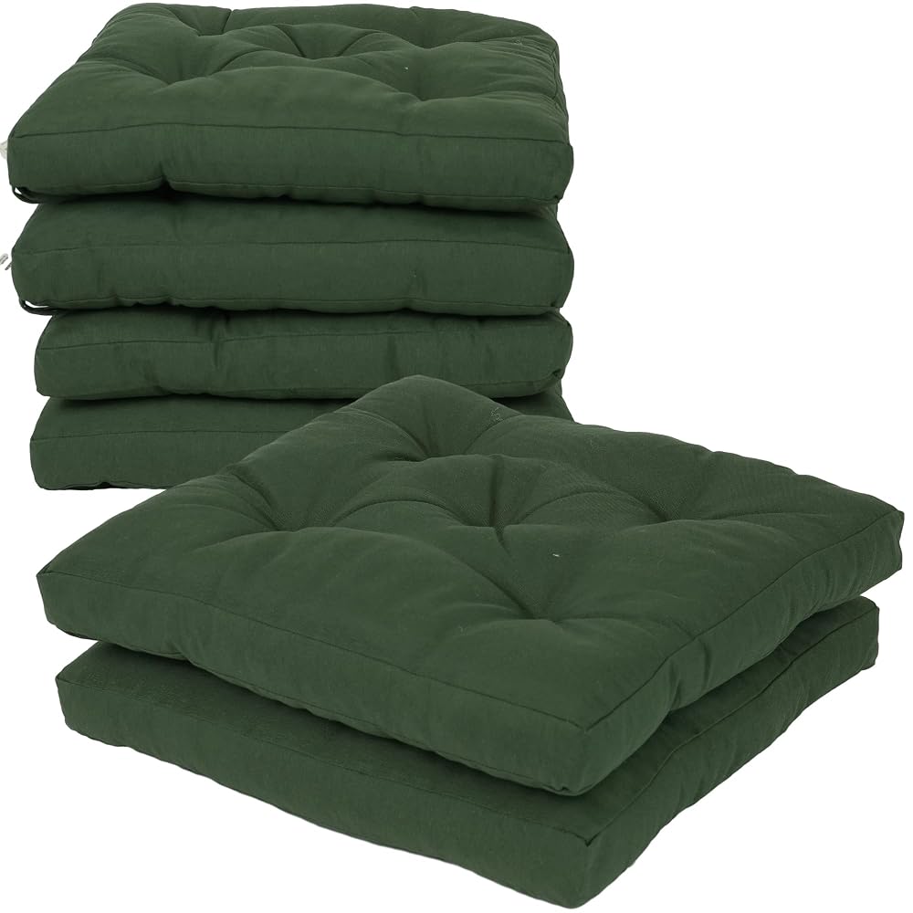 Pack de 6 cojines para silla efecto 3D Militar