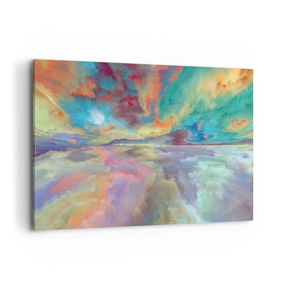 Cuadro abstracto en lienzo 120x80 cm