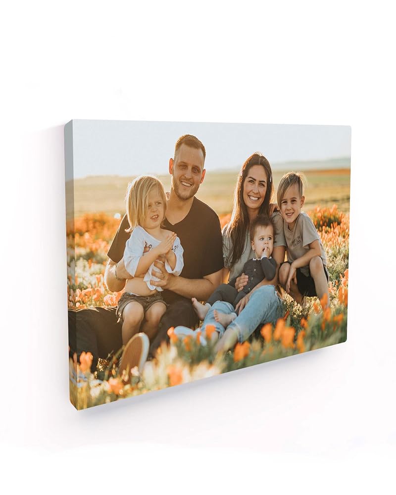 Cuadro personalizado con foto en lienzo 120x80 cm