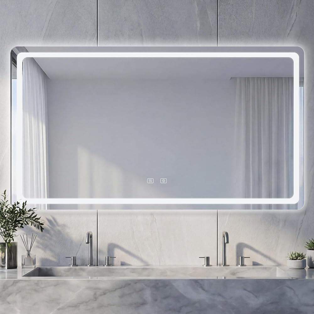 Espejo de baño con luz LED Plus 120x70 cm