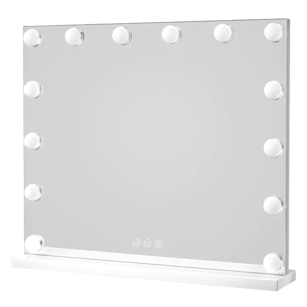 Espejo de maquillaje con luz LED Grande