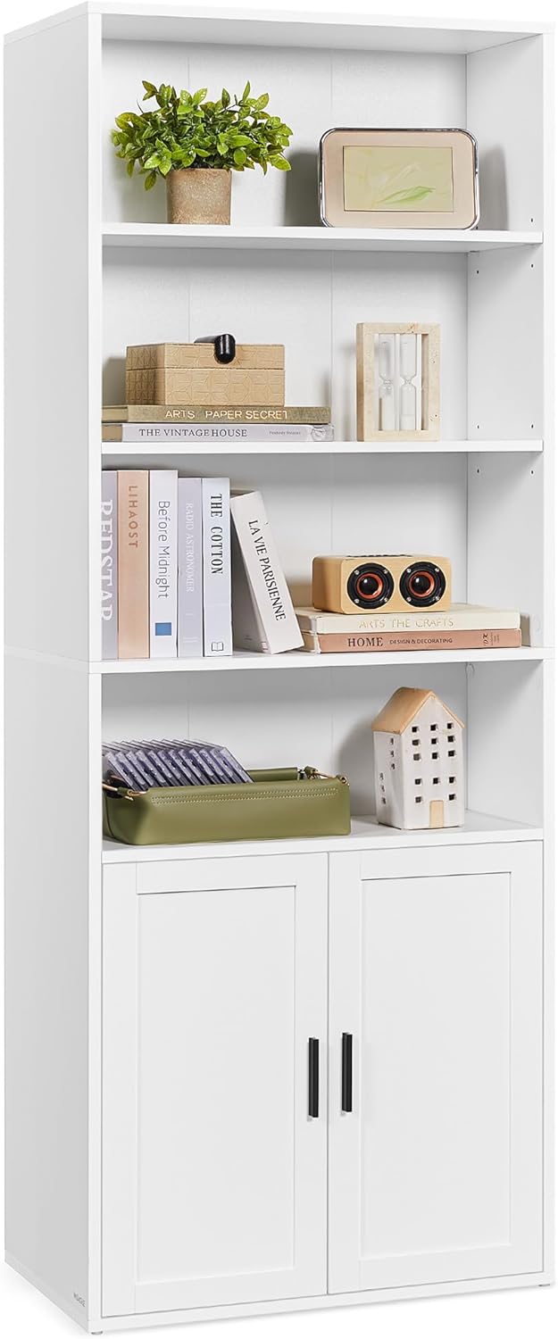 Librería con puertas Blanco