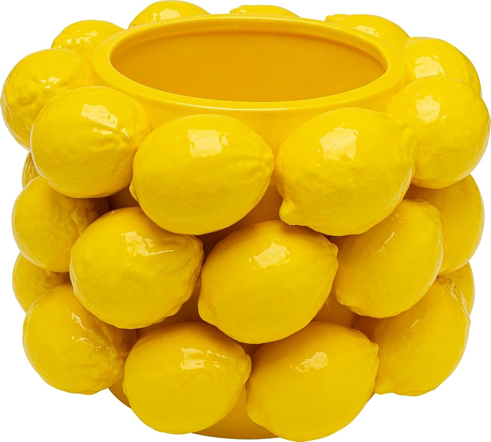 Jarrón Lemon Juice Amarillo 19 cm