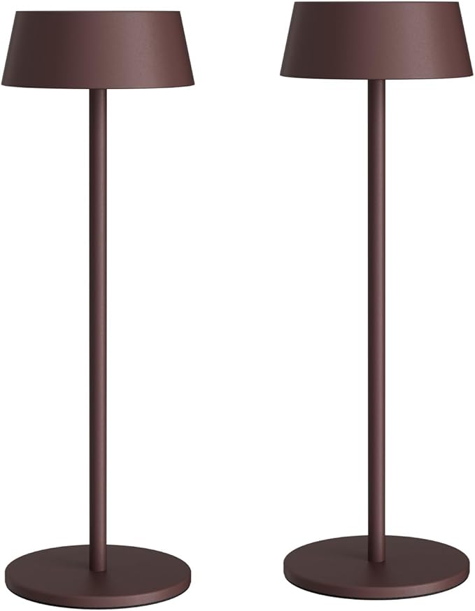 Lámpara de mesa recargable Bronce