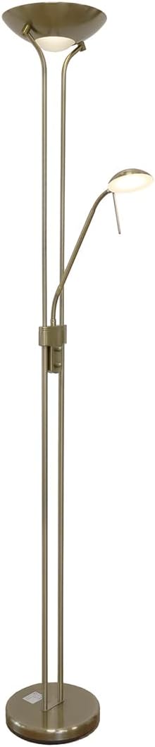 Lámpara de pie LED Oro
