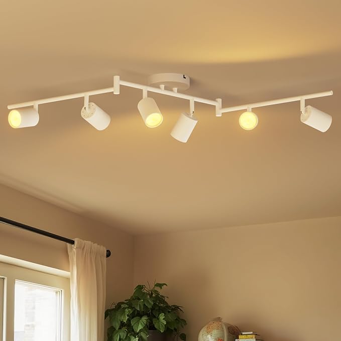 Foco de techo orientable Blanco