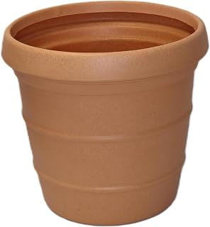 Maceta Roto Moldeada 140L, Terracota, Resistente al Frío | Plástico Rotomoldeado, Resistente a Rayos UV, Ligera, Uso Exterior