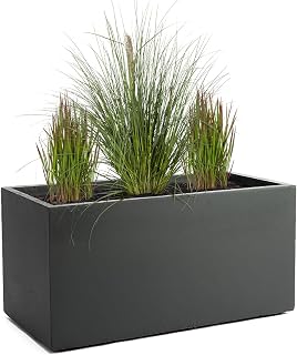 Maceta Tub Antracita 30x60x30cm *Resistente a Las heladas* *Protección UV* *Calidad Europeo*