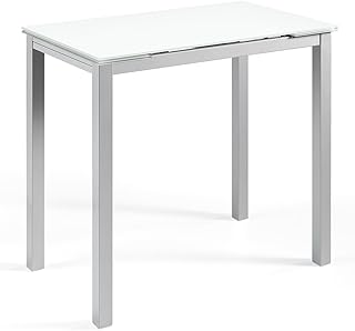 Mesa extensible de cocina Blanco