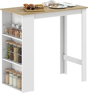 Mesa de bar para cocina Blanco