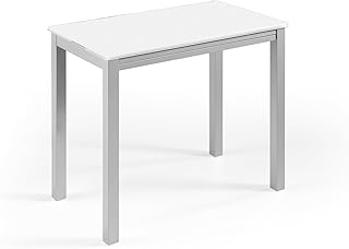 Mesa plegable de cocina Blanco