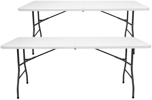 Mesa plegable Blanco