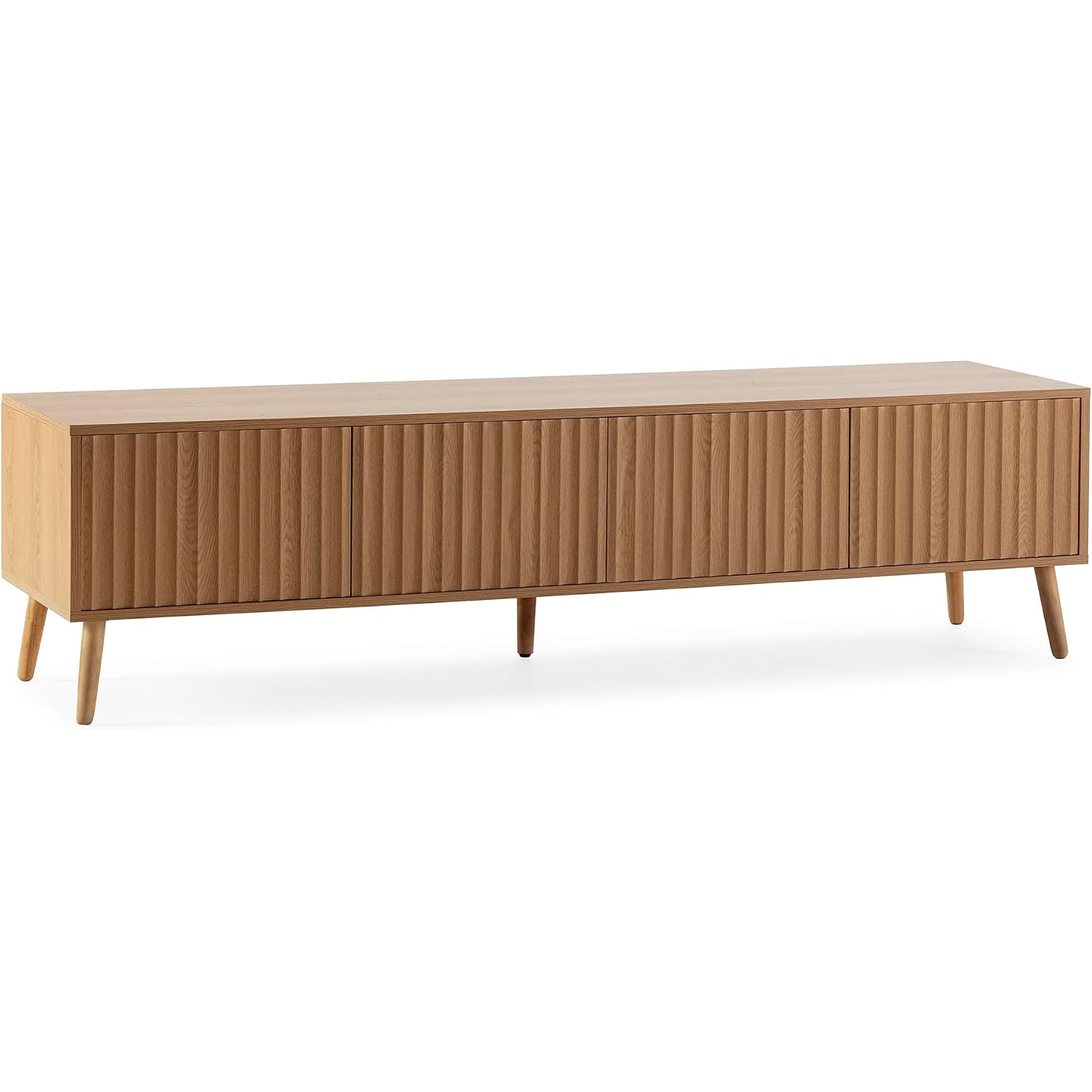 Mueble TV 4 puertas Roble
