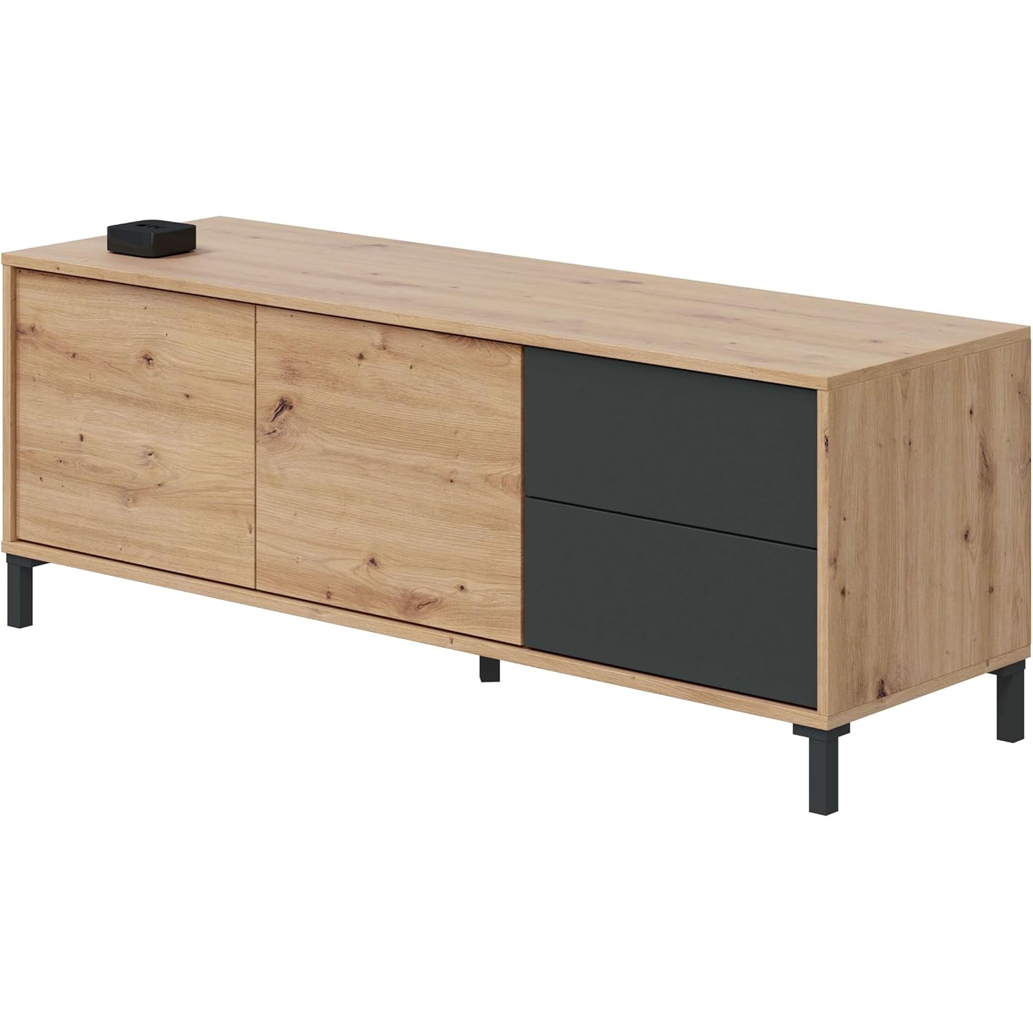 Mueble TV con cajones Antracita
