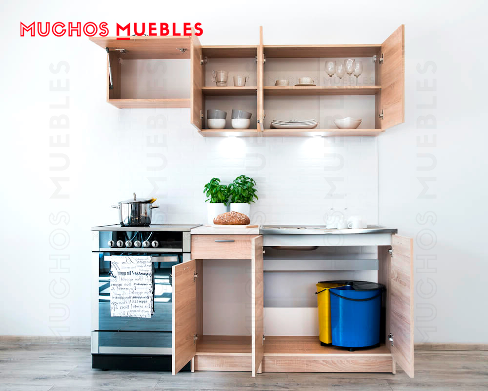Cocina modular Sonoma con almacenaje