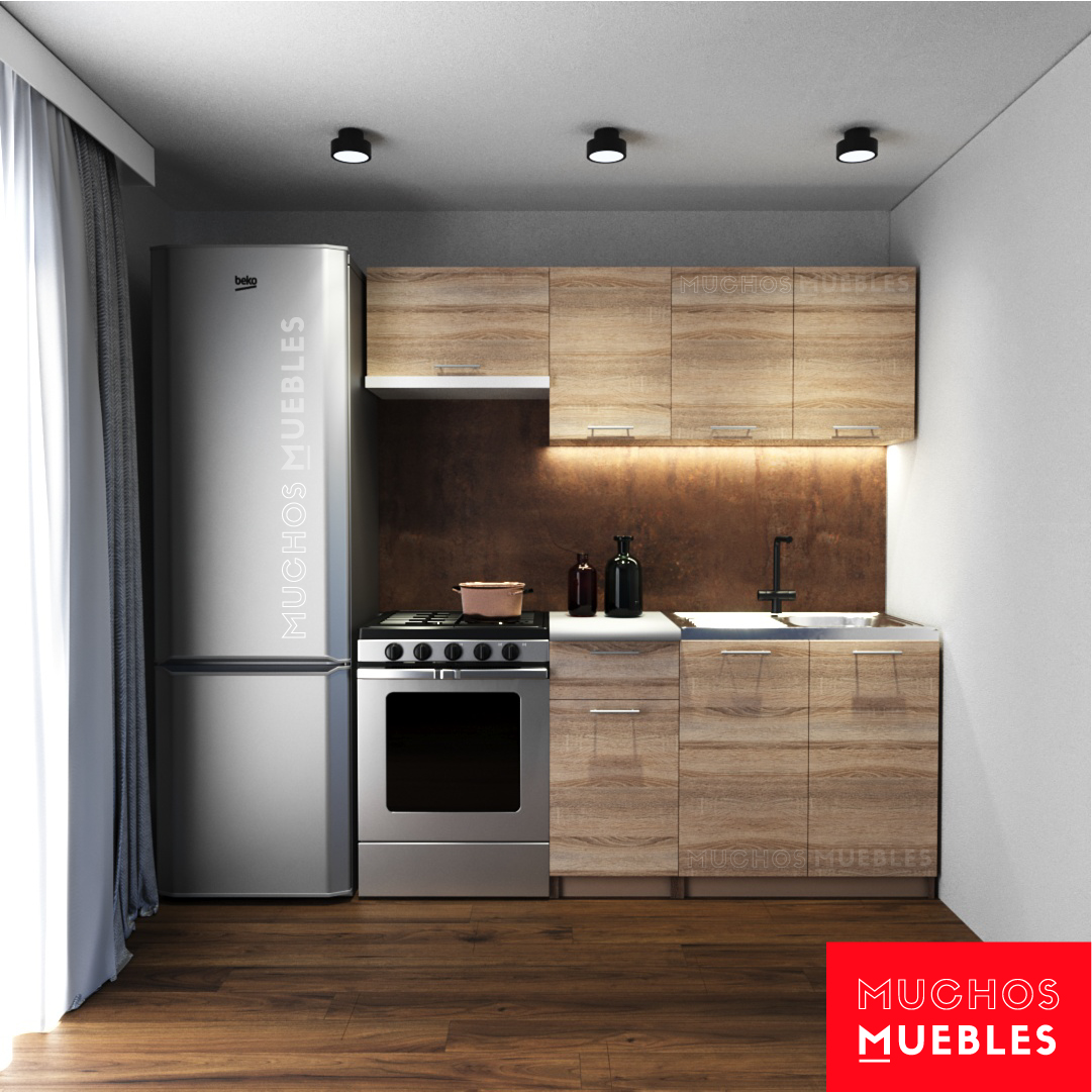 Cocina modular Roble Claro 180 cm