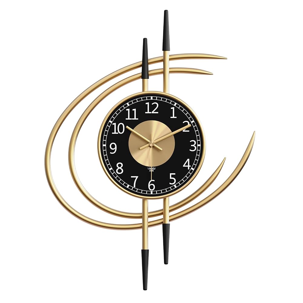 Reloj de pared 54 cm Dorado