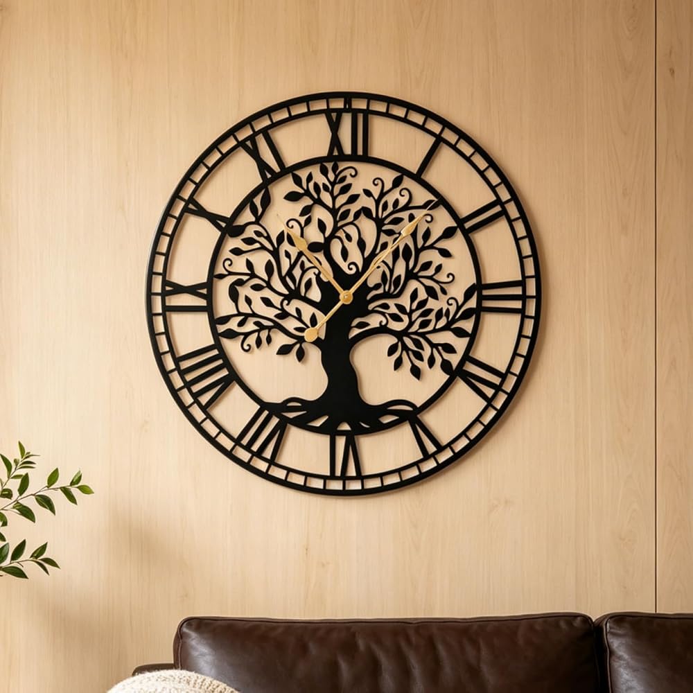 Reloj de pared Árbol de la Vida 68 cm Metal