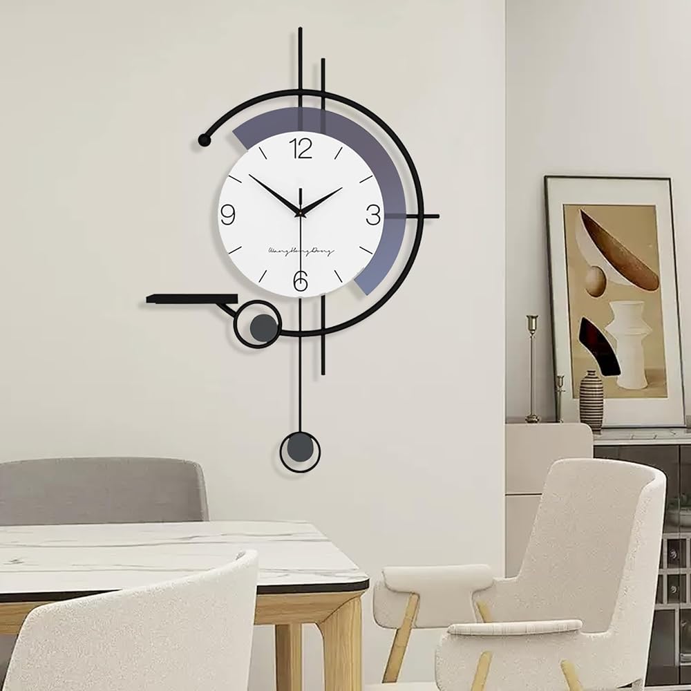 Reloj de pared silencioso decorativo