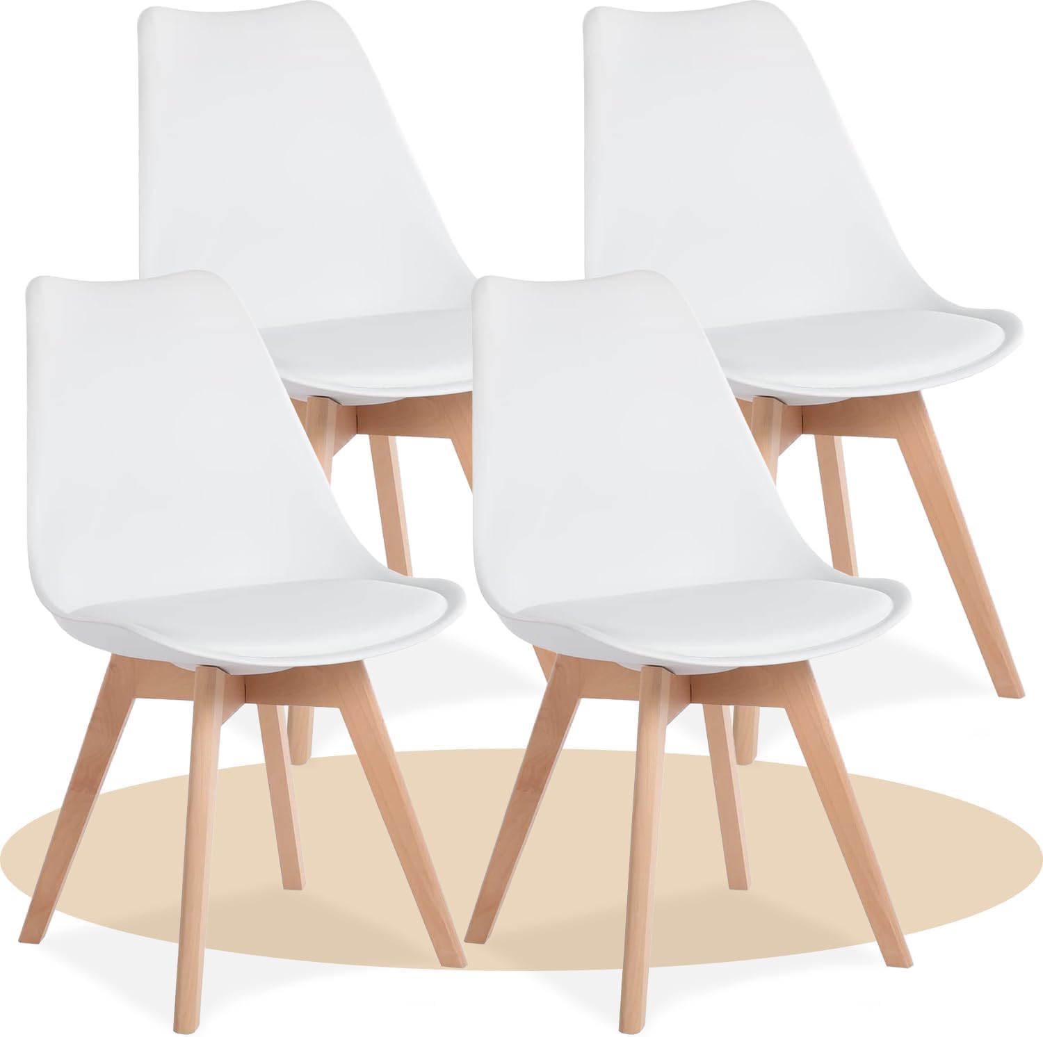Sillas de comedor Blanco