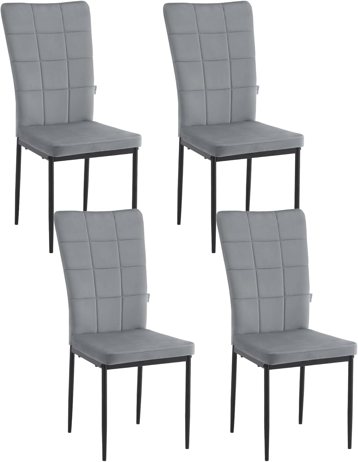 Sillas de comedor Gris Oscuro