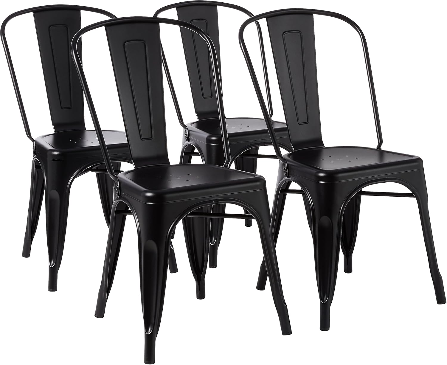 Sillas de comedor Negro