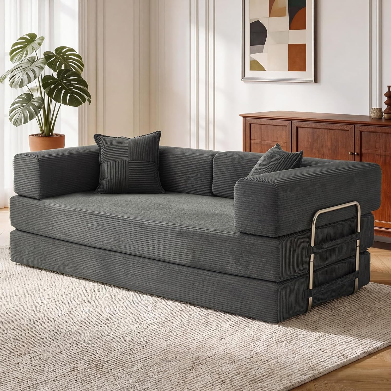 Sofá cama 3 plazas Gris